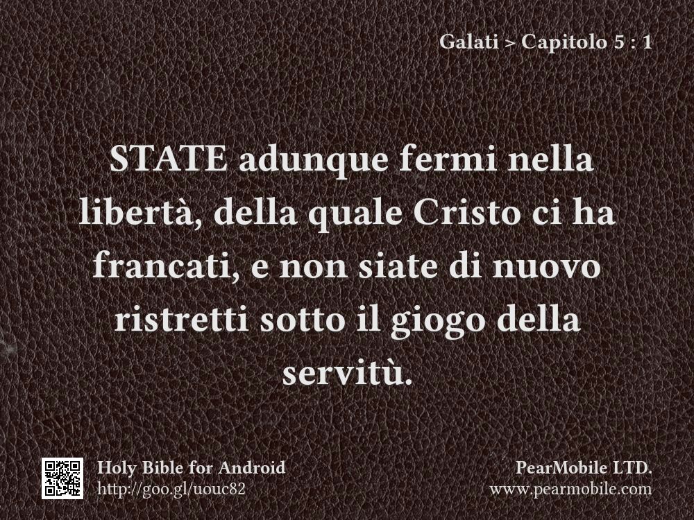 Galati, Capitolo 5:1